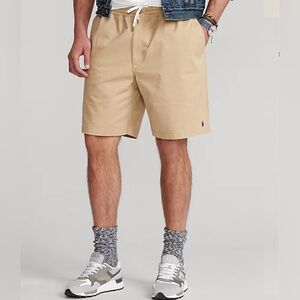 Polo Ralph Lauren Men's Big & Tall Classic Fit Prepster Shorts Khaki